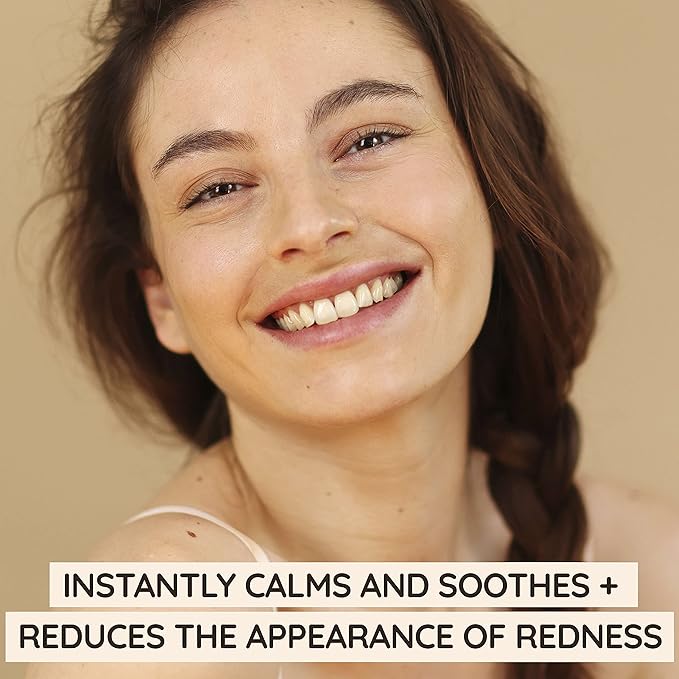 Aveeno Calm + Restore Facial Moisturizer Face Cream for Redness Relief, Non-Comedogenic, Ceramide & Vitamin B5, Hydrating for Dry, Sensitive Skin, Hypoallergenic, Fragrance-Free, 1.7 oz