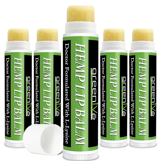 GreenIVe Hemp Lip Balm, Vegan, Omegas Hydrating