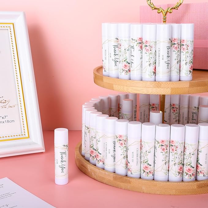 Whaline 60Pcs Thank You Gift Lip Supplies