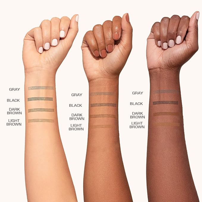 Microblading Eyebrow Pen - Long Lasting Waterproof Brow Pencil With Micro-Fork Tip Applicator and Stays on All Day (Gray)