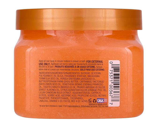 Tree Hut Sunkissed Poppy Shea Sugar Scrub | Exfoliating Body Scrub Removes Dead, Dry Skin for a Soft & Hydrated Feel | Nourishing Essential Body Care | 18 fl oz.