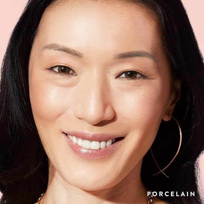 LAURA GELLER NEW YORK Baked Balance-N-Glow Illuminating Foundation - Porcelain - Buildable Sheer to Light Coverage - Satin Finish