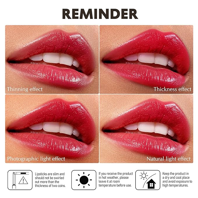 Berry Red Lipstick for Women Hydrate Lipstick Glossy Moisture Lip Gloss Sheer-Medium Coverage Long Lasting Lipsticks for Dry Lips, DM101 Cranberry