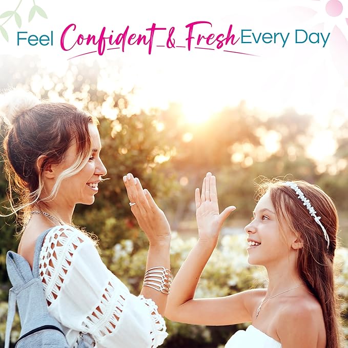 Good For You Girls Aluminum-Free, Natural Deodorant for Kids, Pre teens, Teens, Safe & Effective Odor Control, Clear Roll-On, Natural Fragrance, Vegan, Made in USA | Soft Powder, 3 oz (Pack of 1)