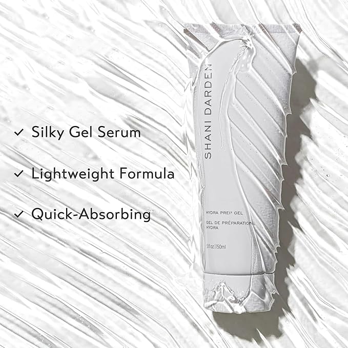 SHANI DARDEN SKIN CARE Hydra Prep Gel, Silky Hydrating Gel Serum with Aloe Vera & Hyaluronic Acid for Smooth Glide with Face Sculpting Tools, Gua Sha & Face Roller, 5.07 fl oz