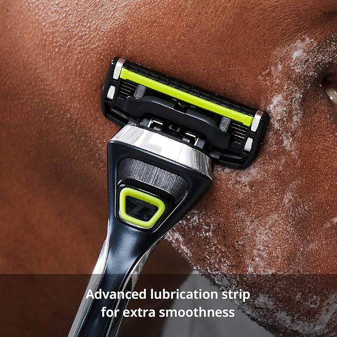 Dorco Pace 5 Pro Razors - Shaving System For Men with Trimmer - 16 Refill Cartridge Set