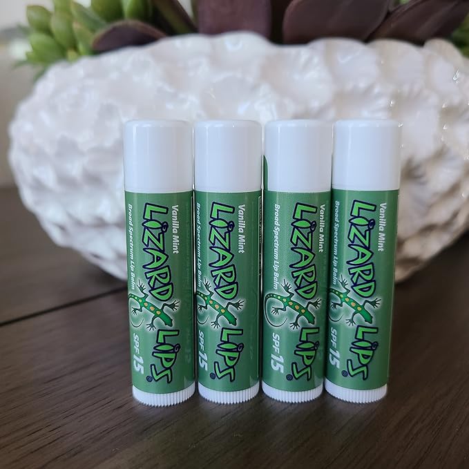 Lizard Lips SPF 15 Lip Balm (Vanilla Mint)