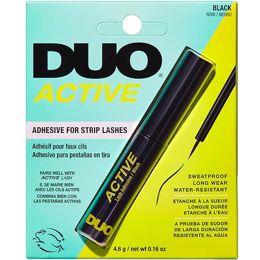 DUO Active Black Adhesive for Strip Lashes 4.6g / net wt 0.16 oz