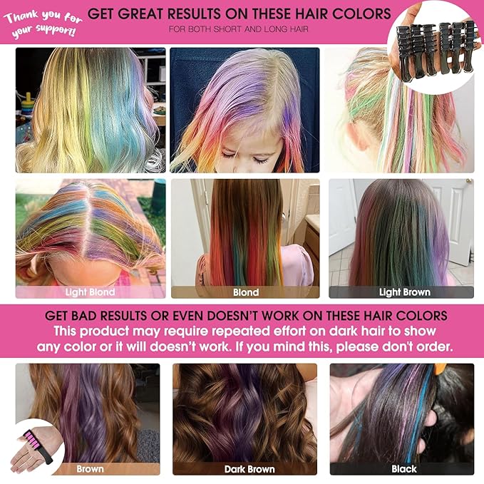 MSDADA New Hair Chalk Comb