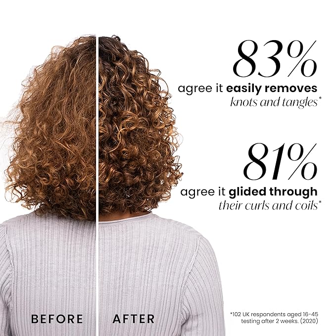 Tangle Teezer Ultimate Detangler Curly Hair Brush, Dry & Wet Hairbrush, Reduces Frizz & Breakage, for 3C to 4C Curly Hair Types, Aqua Green