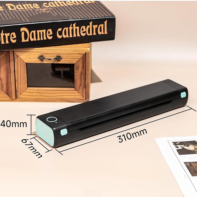 Phomemo Wireless Tattoo Stencil Printer, with Storage Case & 10 Pcs Tattoo Transfer Paper, Bluetooth Transfer Printer for Artists, Beginners, Compatible with Phone & PC