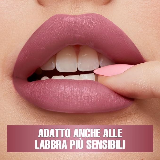 Revlon ColorStay Limitless Matte Liquid Lipstick, Vegan Formula, No-Budge, Longwear Lip Color, Long Lasting, Lightweight/Comfortable, Waterproof, 011 Fire Off, 0.17 fl oz