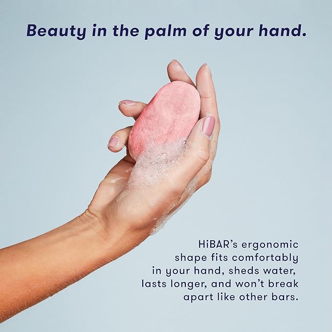 HiBAR - Curl Shampoo & Conditioner Set - For Curly Hair - Define, Cleanse & Nourish - Babassu, Pracaxi Butter & Curl Complex - Plastic, Soap, Paraben & Sulfate-Free - Color Safe & Vegan - 2 Solid Bars