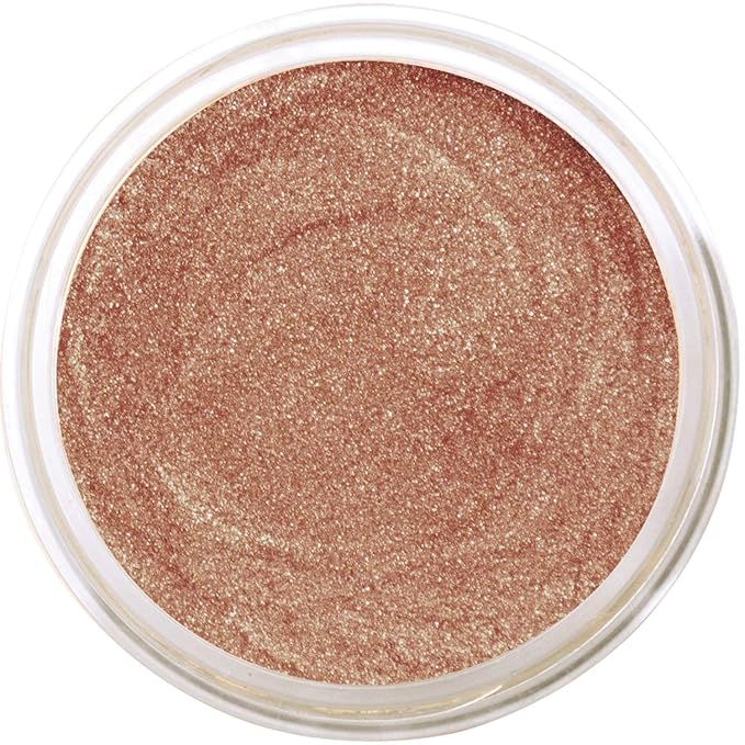 BellaTerra Cosmetics Mineral Bronzer – Travel Compact Vegan Tanning Contour Powder for Face & Body – Soft Synthetic Bristles for Smooth Foundation, Powder (Sunset Kiss)