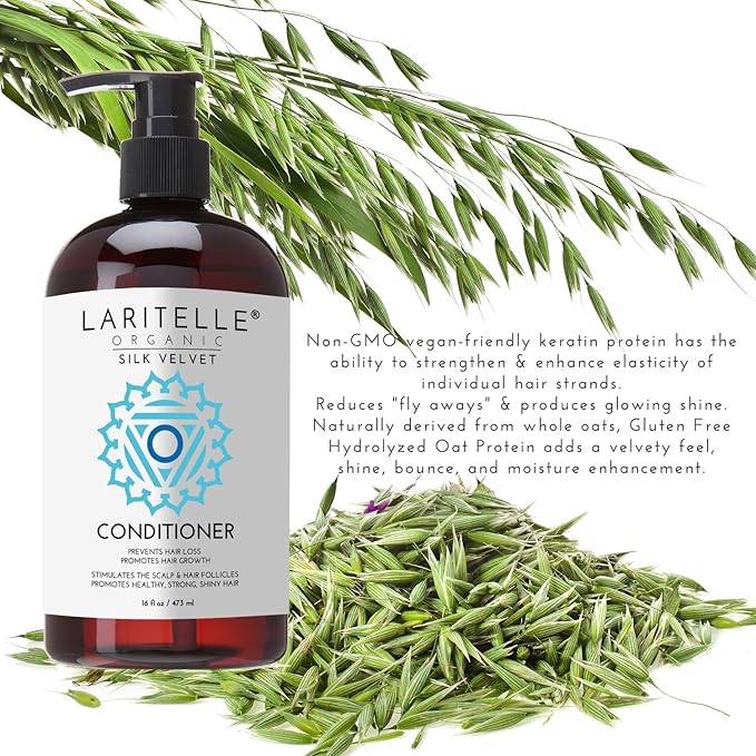 Laritelle Organic Conditioner Silk Velvet 16 oz