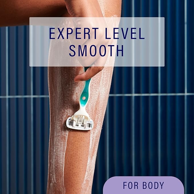 Schick Hydro Silk Sensitive Skin Disposable Razors for Womens, 6 Count (Pack of 2)