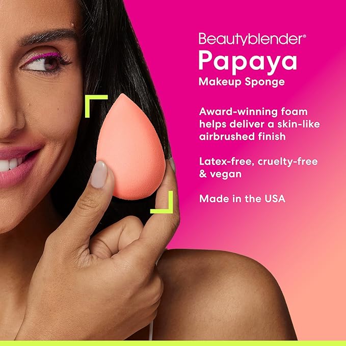 Beautyblender® | Papaya Beauty Blender Makeup Sponge, Super-Soft