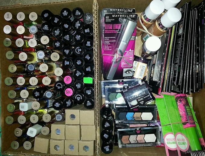 25 Piece Wholesale Loreal and Maybelline Cosmetics Lot,assorted