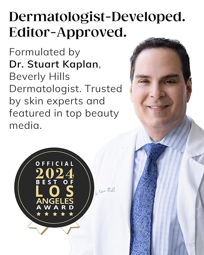 KAPLAN MD Perfect Pout Lip Mask & SPF 30 Lip Balm Duo – Hydrating Treatment with Hyaluronic Acid – Lip Mask (1 oz) + Rose Blush Balm (0.35 oz)