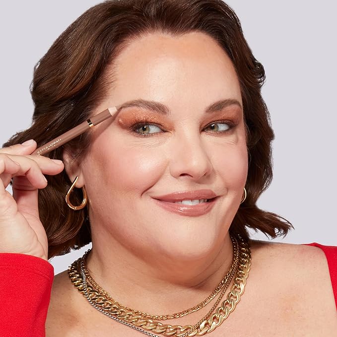 LAURA GELLER NEW YORK Bravo Brows Soft Pencil + Brush, Dark Brown