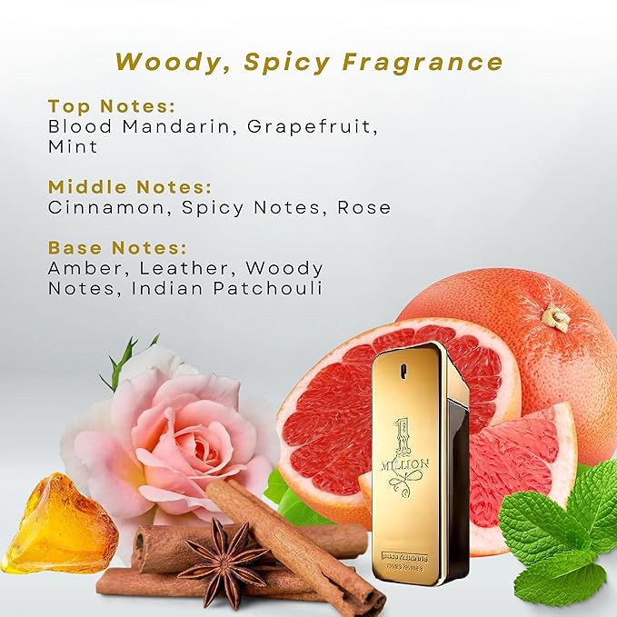 Paco Rabanne Perfume for Men Variety 4 Piece Mini Gift Set