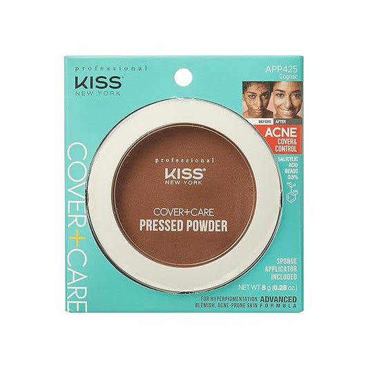 KISS Cover and Care Acne Control Pressed Powder- APP425 (Cognac)