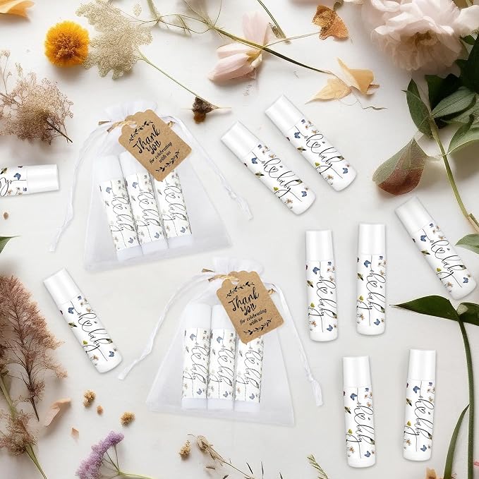 Demissle 50 Pcs Baby Shower Lip Flower)