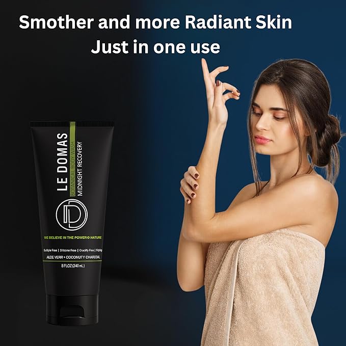 Natural Body Wash with Aloe Vera, Coconut & Vitamin E – Moisturizing Cleanser for Women & Men – Sulfate Free, Gentle Skin Care, Vegan Body Care Products – Travel Size Body Wash, 8 fl oz