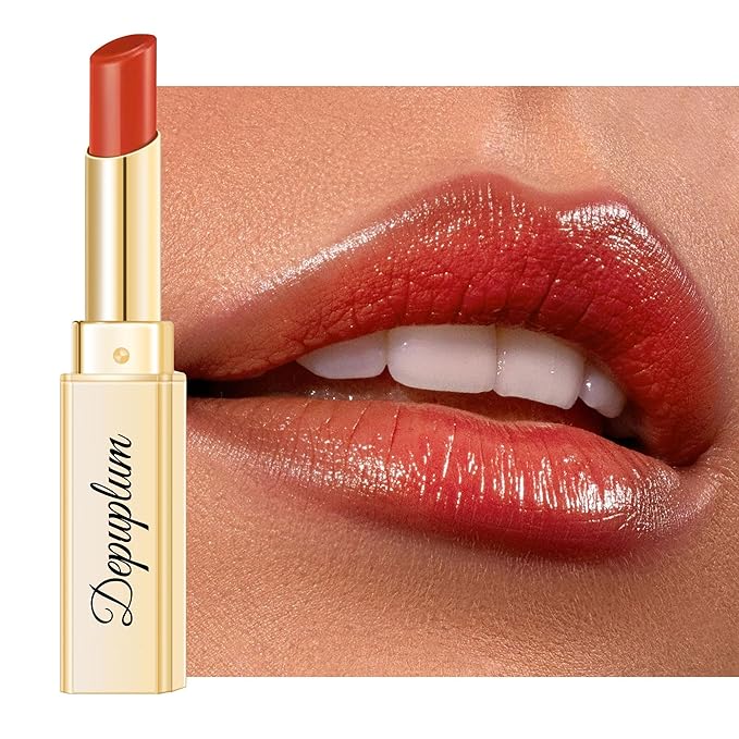 Coral Lipstick for Women Hydrate Glossy Lipstick Moisture Lip Gloss Sheer-Medium Coverage Long Lasting Lipsticks for Dry Lips, DM99 Coral Nude