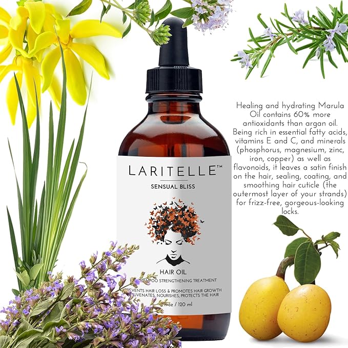 Laritelle Organic Hair Growth Treatment Sensual Bliss 4 oz