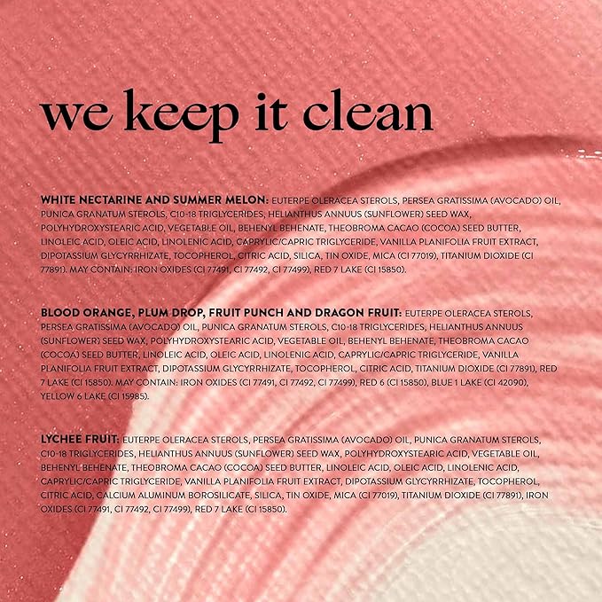 Honest Beauty Tinted Lip Balm | Antioxidant-rich Acai Extracts + Avocado Oil | EWG Certified, Vegan, Cruelty Free | Blood Orange