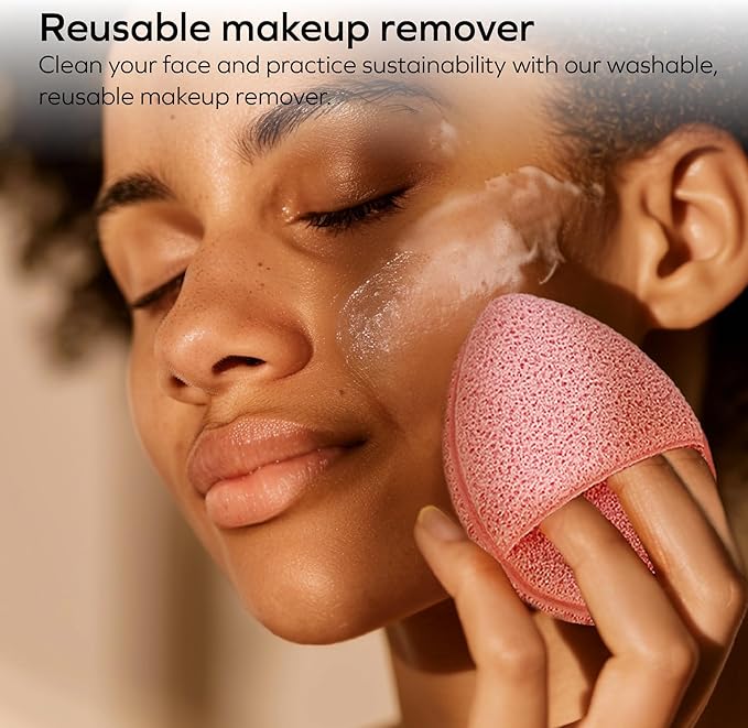 Bella Ciao 6-in-1 Facial Skin Care Products, Makeup Remover, Exfoliating Brush, 4-Piece Blackhead Removal Kit, Complete Skincare Set, Deep Facial Cleansing Brush (Pink)