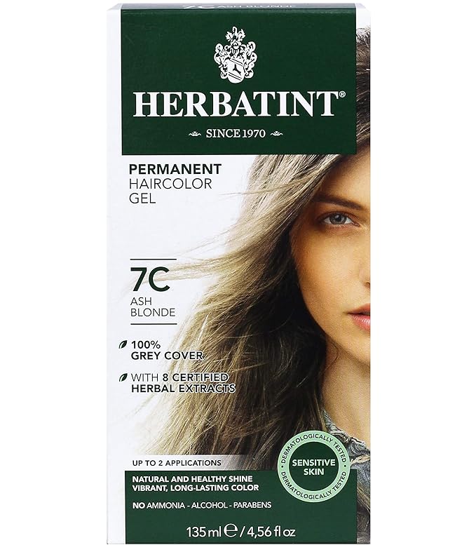 Herbatint Permanent Haircolor Gel, 7C
