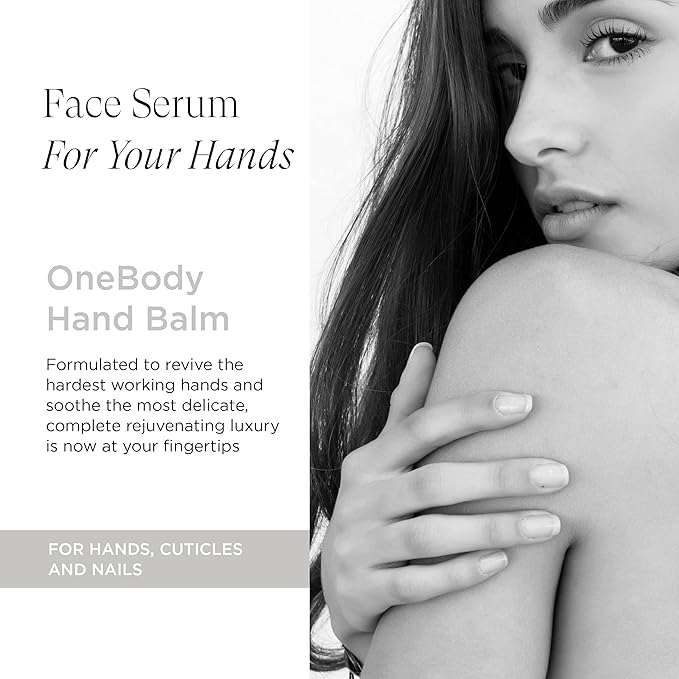 Intelligent Nutrients OneBody Hand Balm, Luxurious Hand and Nail Therapy Cream, Vegan, 2 Oz