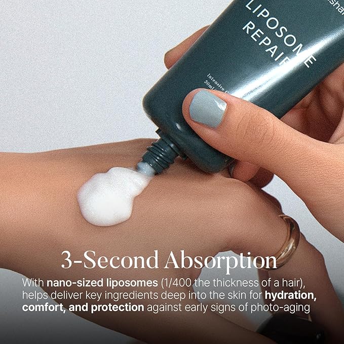 shaishaishai LIPOSOME REPAIR MILKY Cream, 72HR Intensive Hydration, Skin Barrier Repair with Urea 6%, Face Moisturizer, Collagen Boost, Korean Skincare, 1.69 fl oz