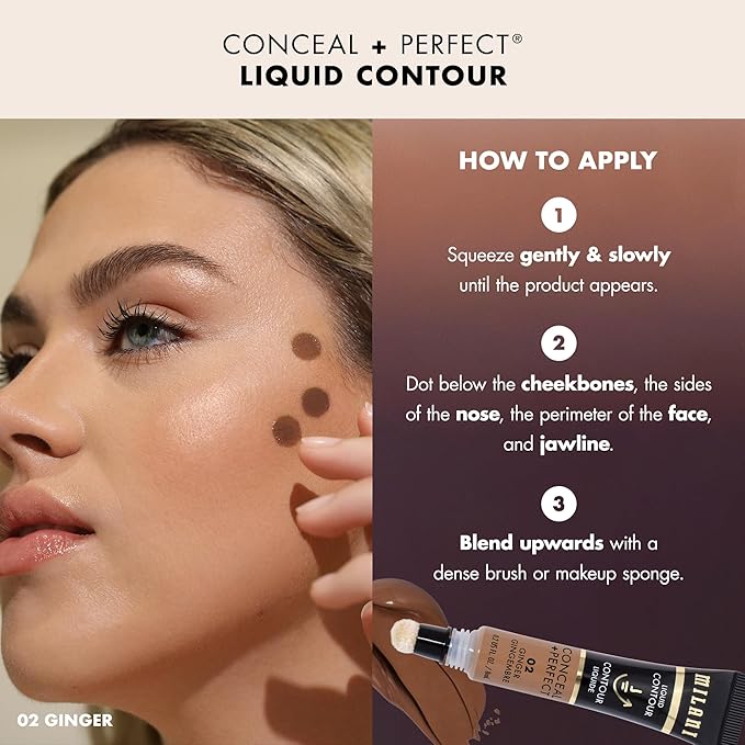 Milani Conceal + Perfect Liquid Contour for Added Definition, Face Lift Collection - Cocoa