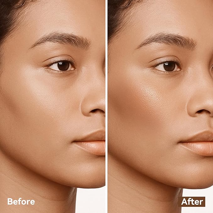 FV Contour and Highlighter Stick Set - Creamy, Highly Pigmented & Blendable for a Sculpted, Natural Glow, Waterproof & Long-Lasting Finish, Perfect for On-The-Go Makeup, 02 Mocha & 03 Champagne