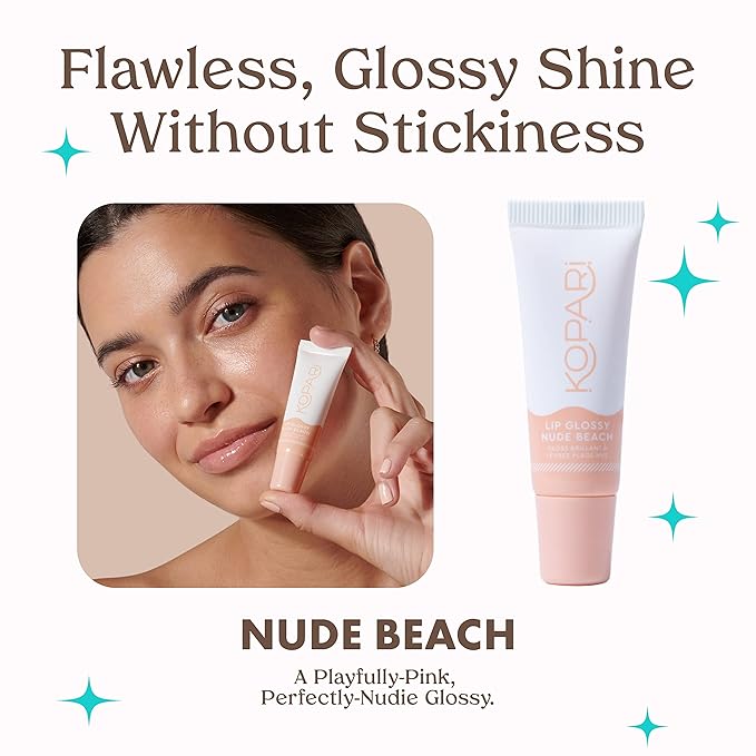 Kopari Nude Peach Lip Glossy 1pk