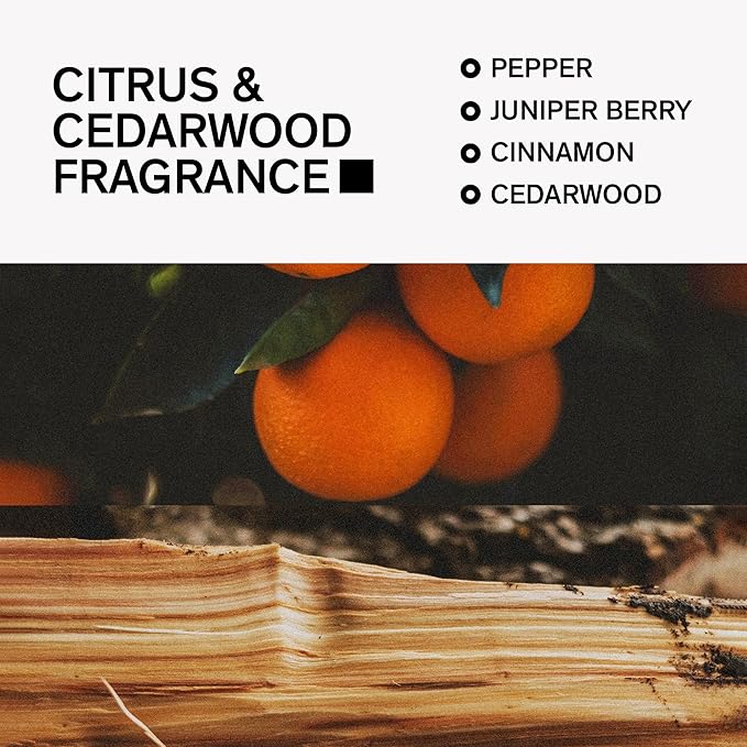 Aluminum-Free Deodorant for Men by Bravo Sierra, 1-Pack -Contains Natural Ingredients –Long Lasting All-Day Odor and Sweat Protection - Citrus and Cedarwood, 3.2 oz -Paraben-Free, Vegan & Cruelty-Free