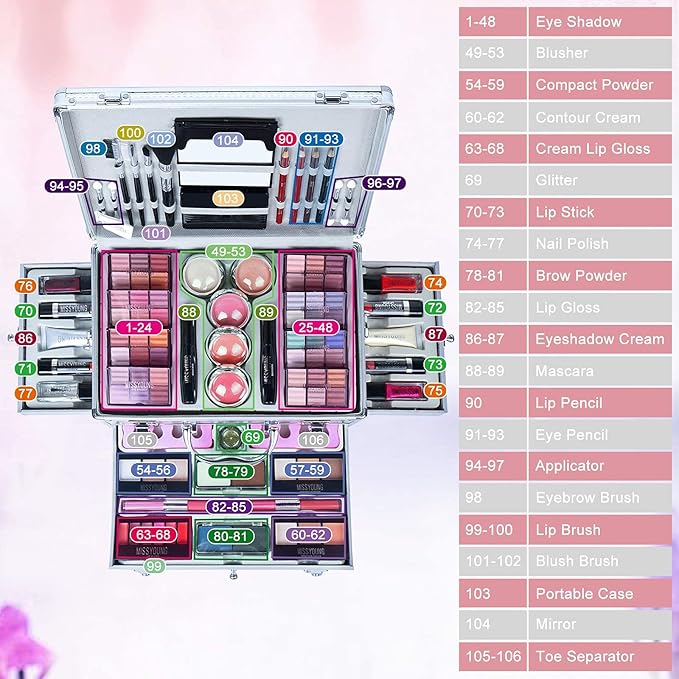 Maquillaje, Makeup gift, Professional make up set, All