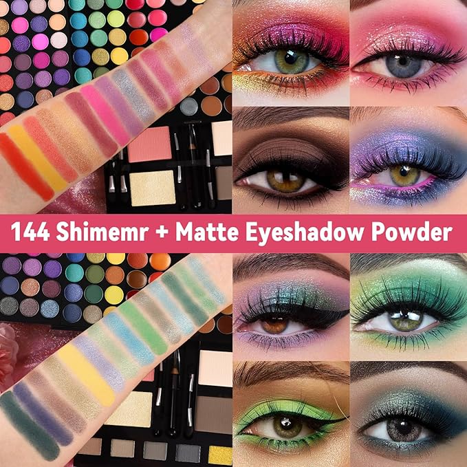 CHARMCODE 190 Colors Cosmetic Make up Palette Set