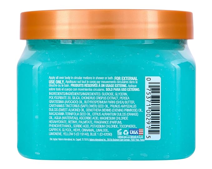 Tree Hut Blue Lagoon Shea Sugar Scrub | Exfoliating Body Scrub Removes Dead, Dry Skin for a Soft & Hydrated Feel | Nourishing Essential Body Care | 18 fl oz.