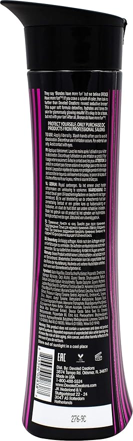 Devoted Creations Bronze Have More Fun Bronzer Tanning Lotion 8.45 oz