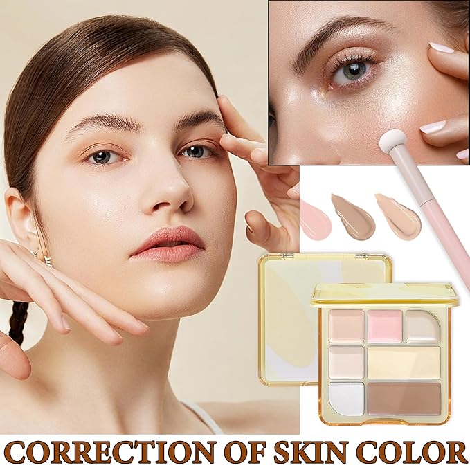 Soft Correcting Concealer Contour Palette,Concealer Cream Contour Makeup