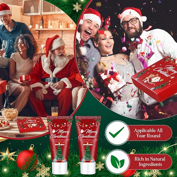 6 Pcs Halloween Gifts Travel Size Sunscreen Spf 30 Mini Sunscreen Lotion 1oz Travel Water Resistant Sunscreen Lotion for Halloween Party Favors(Merry Christmas)