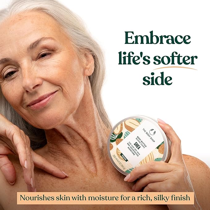 The Body Shop Shea Ultimate Gift Set - 6 Piece Set, Shower Cream, Lip Butter, Bar Soap, Hand Balm, Body Mist, Body Butter, Vegan