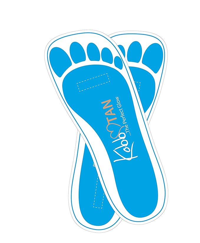 25 Pairs (50Feets) Spray Tanning Feet Pads Disposable Sunless Airbrush Tanning Tent Foot Protection