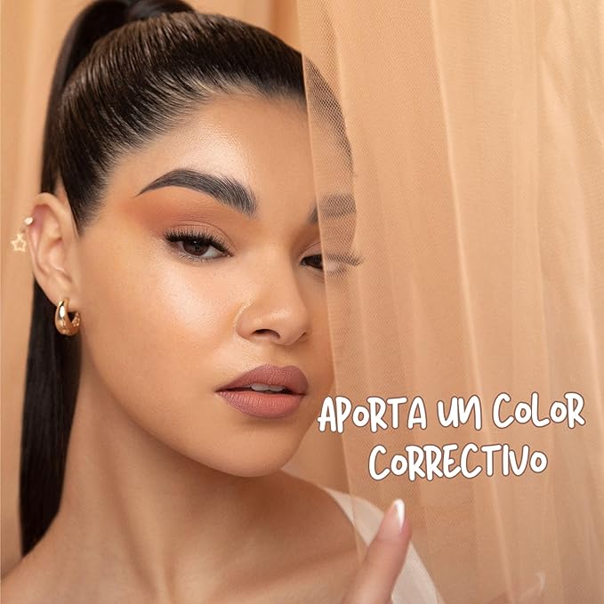 Pink Up | Corrective Loose Powder for Face | Mattifies and brightens without drying | Evens skin tone for all complexions | Baking Powder | Setting Powder | Warm | 8g | Model PKPT302