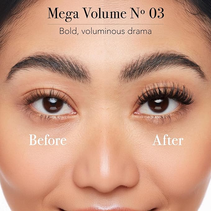 Pro Lash SoftWear Starter Lash Clusters Kit - Seamless, Lightweight Lashes - 7-Day Cluster Eyelash Extensions - 3 Sets of False Eyelashes Plus Adhesive, Remover, Tweezers - Mega Volume No. 03 Black