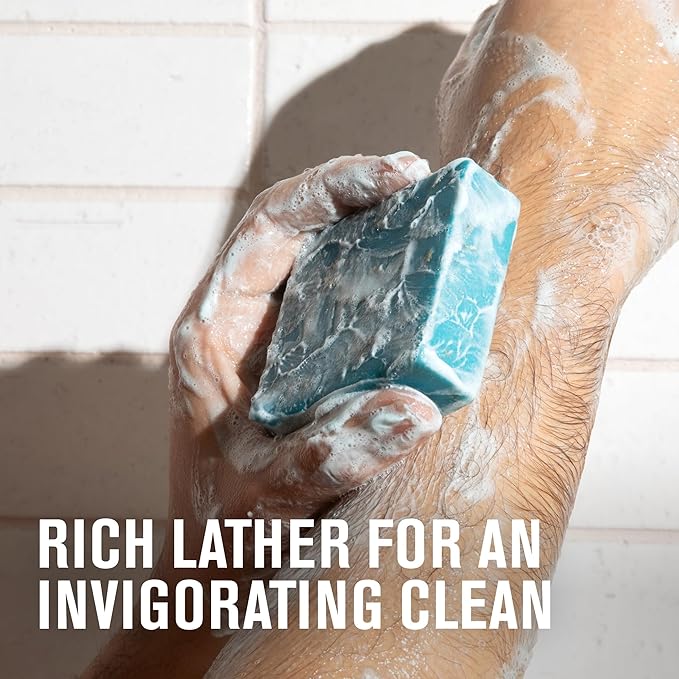 Every Man Jack Cold Processed Mens Bar Soap - Tropical Caribbean Coconut Scent - Deeply Cleans & Hydrates w/Naturally Derived Ingredients - (3 Pack)